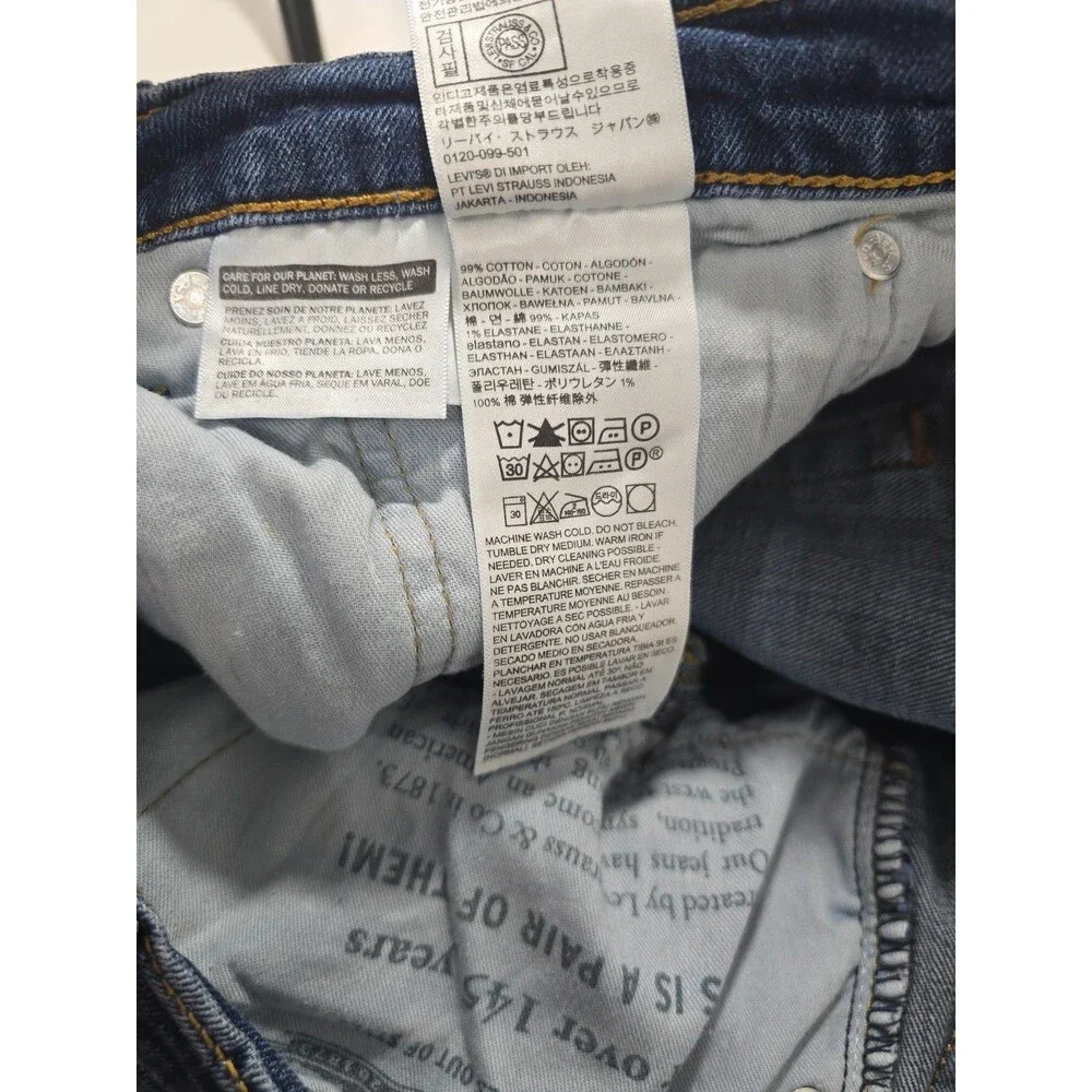 Levi's 541 Athletic Taper Jeans Mens 36x32 Dark Wash Denim Pants